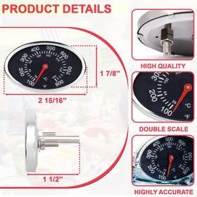 DcYourHome thermometer compatible with Brinkmann, reliable heat readings during grilling sessions.