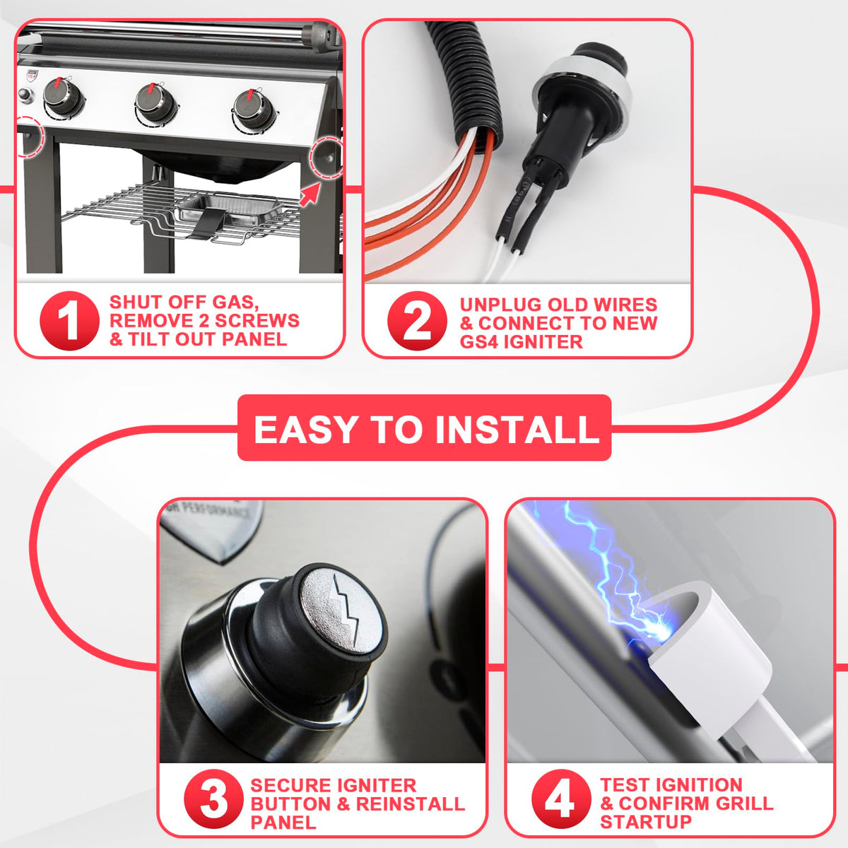 DcYourHome igniter switch rubber head detail conveys electrical resistance and insulation