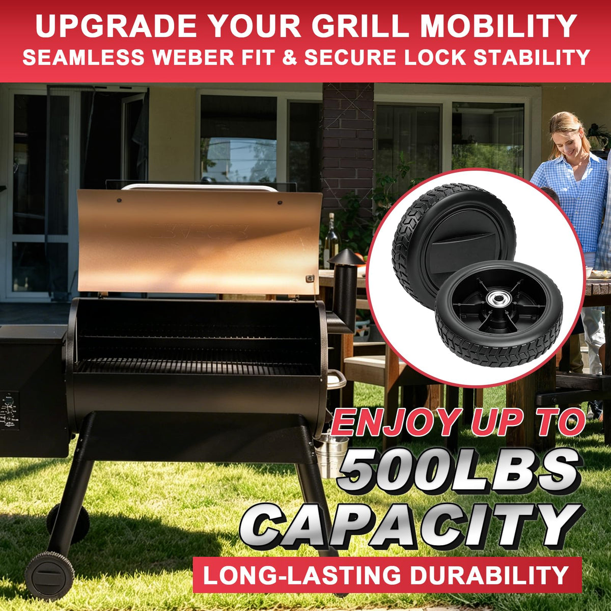 DcYourHome packaging includes wheels and parts for a complete upgrade.