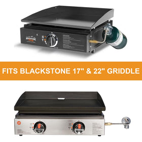 DcYourHome regulator delivers steady gas flow for reliable cooking at up to 25,000 BTU per hour.