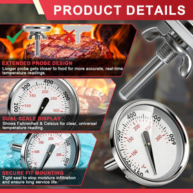 DCYourHome temperature range 150–600 F supports versatile cooking tracking