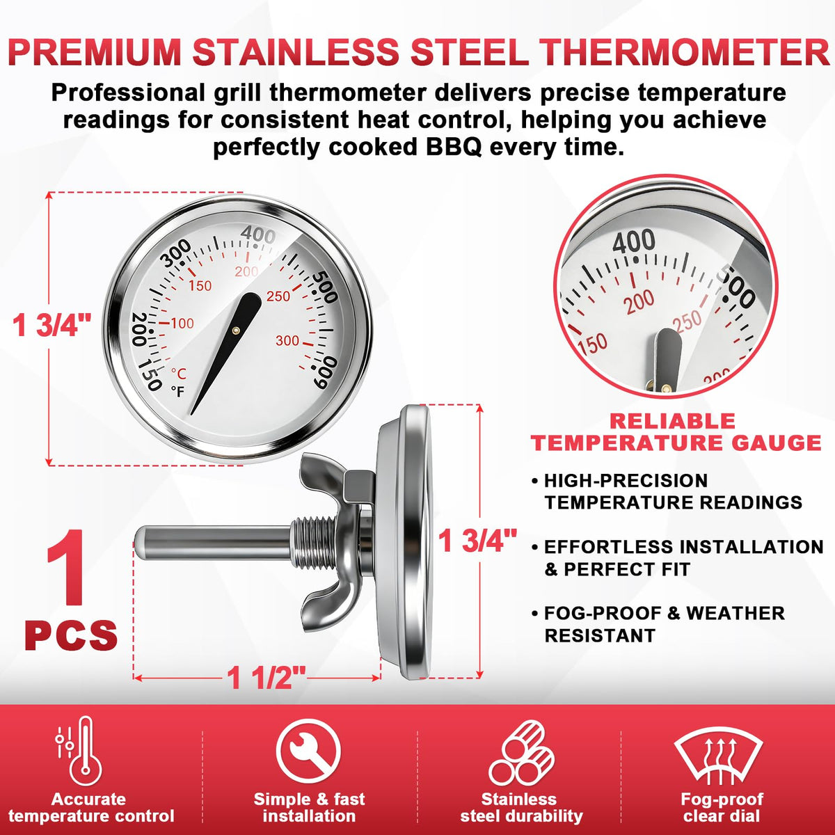DCYourHome waterproof thermometer design keeps readings reliable outdoors