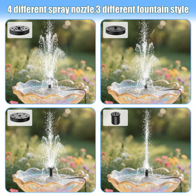 DDcafor bird bath setup with fountain to attract birds