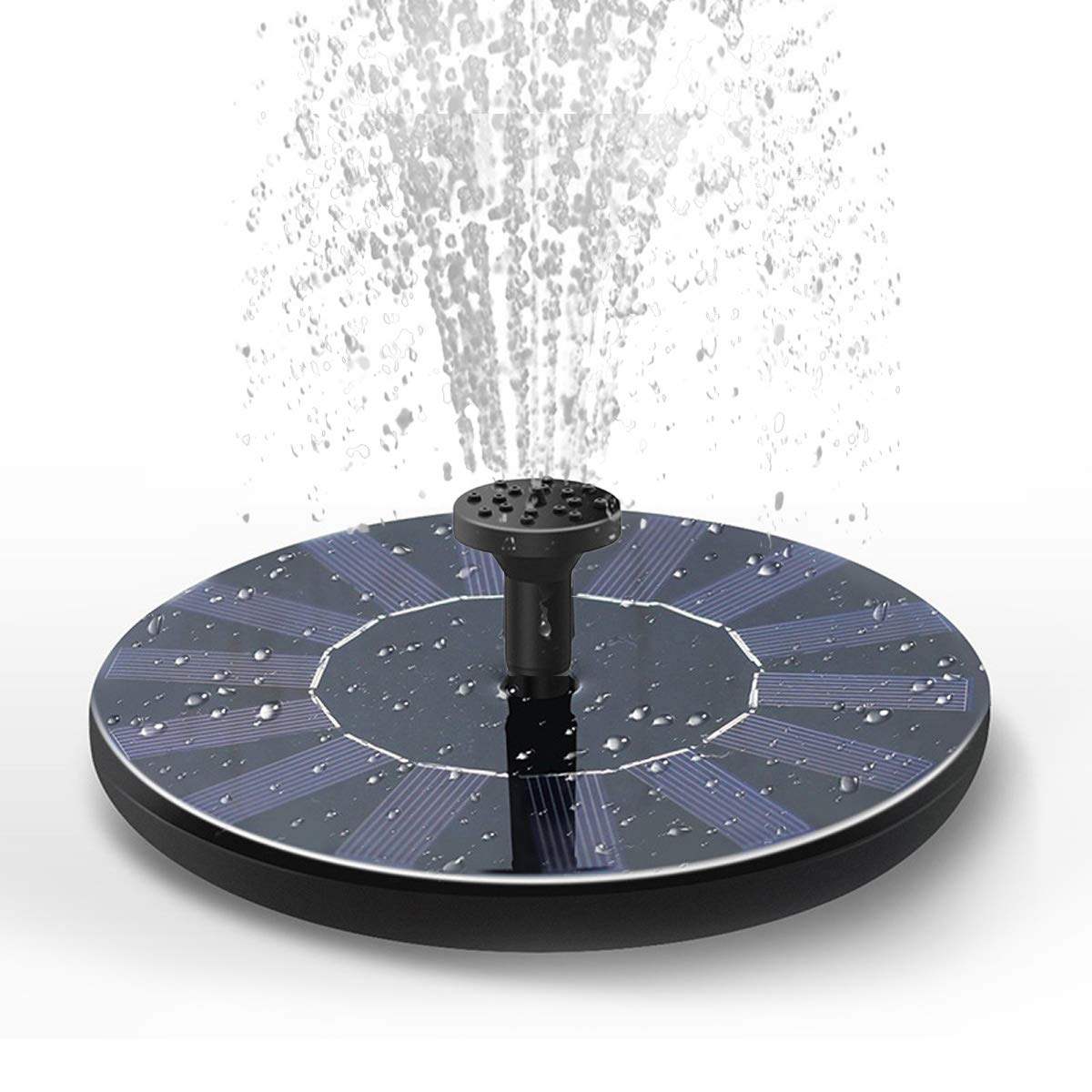 DDcafor solar fountain pump in a birdbath for gentle water movement