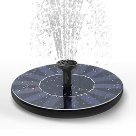 DDcafor solar fountain pump in a birdbath for gentle water movement
