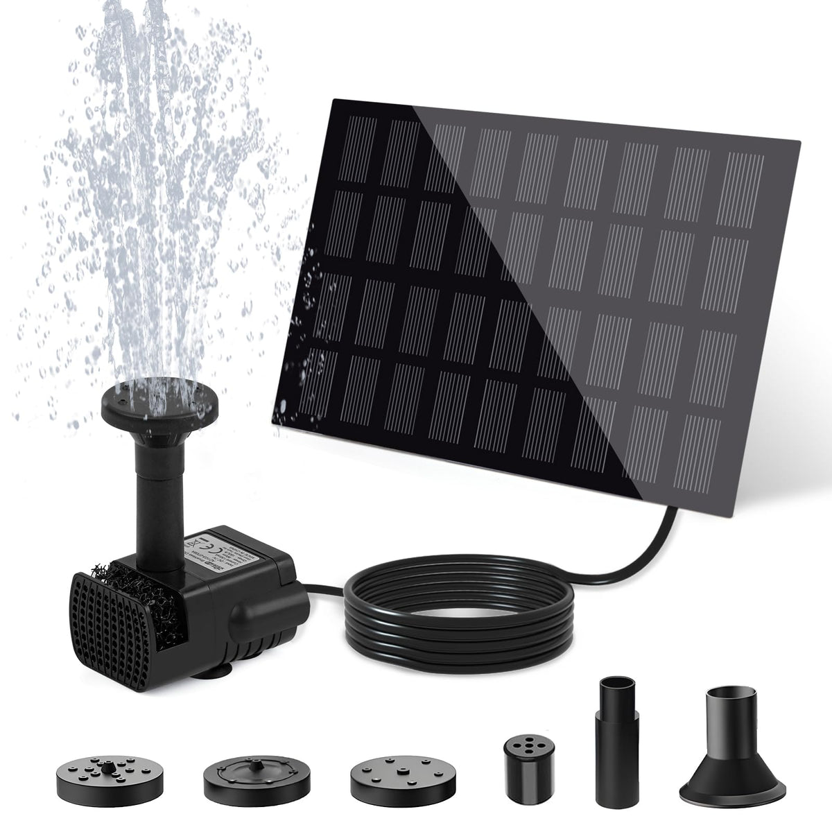 DDcafor solar panel kit for fountain in direct sunlight