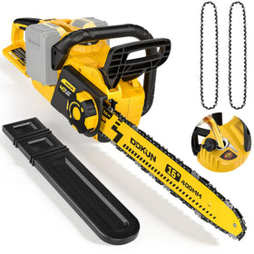 DDKUN 16-Inch brushless chainsaw front view for portable yard power