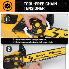 DDKUN tool-free tensioning dial for quick bar adjustments