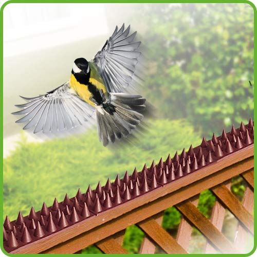De-Bird Anti-climb spikes install easily without special tools.