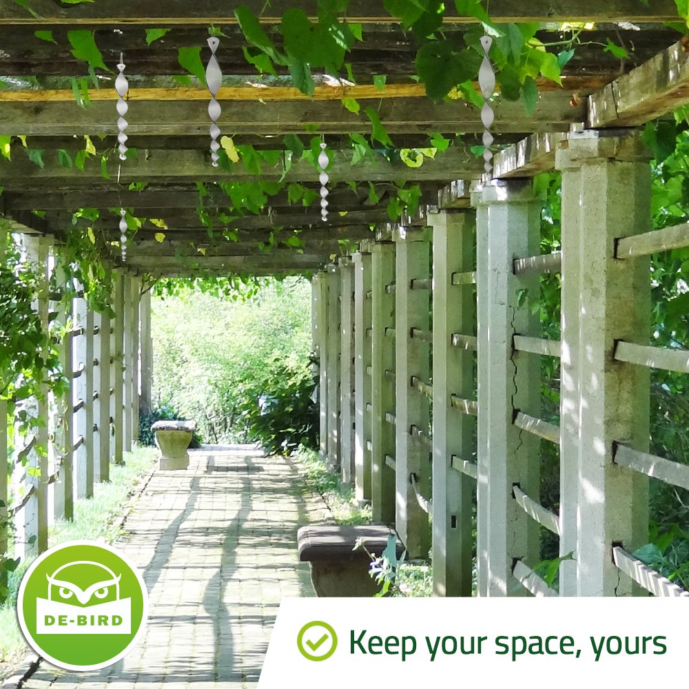 De-Bird outdoor bird deterrent kit for easy installation around fruit trees.