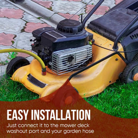 DealEnvy deck-cleaning-action shows effective removal of grass and debris from decks.