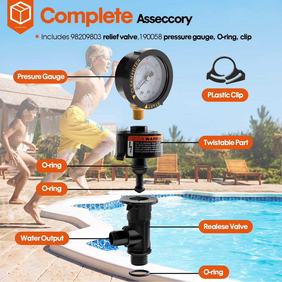 DearChan durable materials highlight steel, copper, plastic, and rubber components.