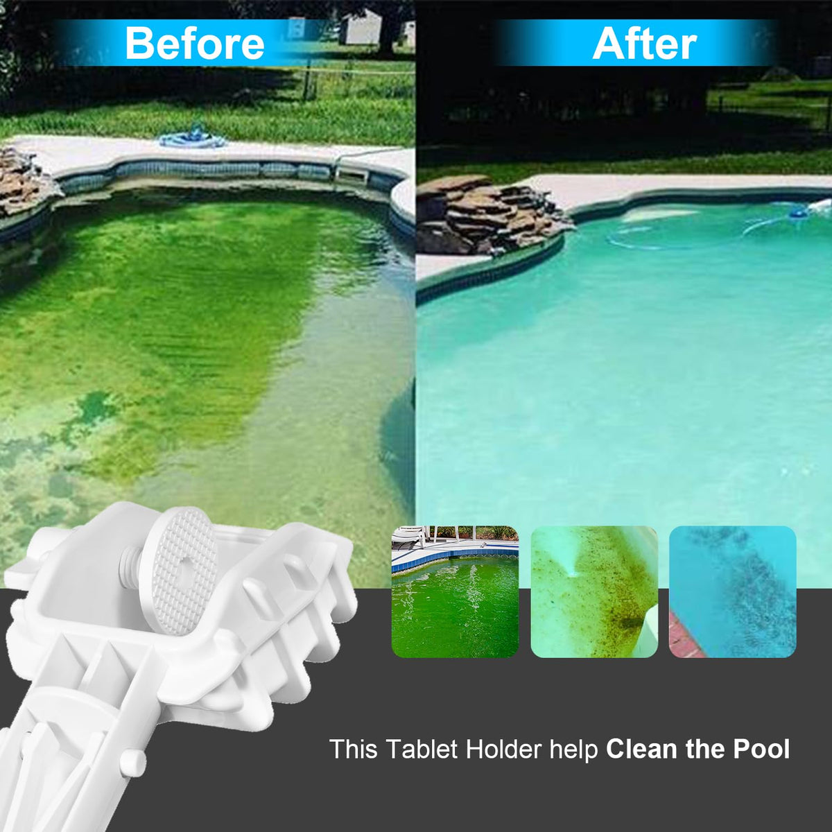 Durable plastic construction resists rust and corrosion for lasting use.