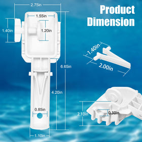 Lightweight, reusable design ideal for weekly pool maintenance tasks.