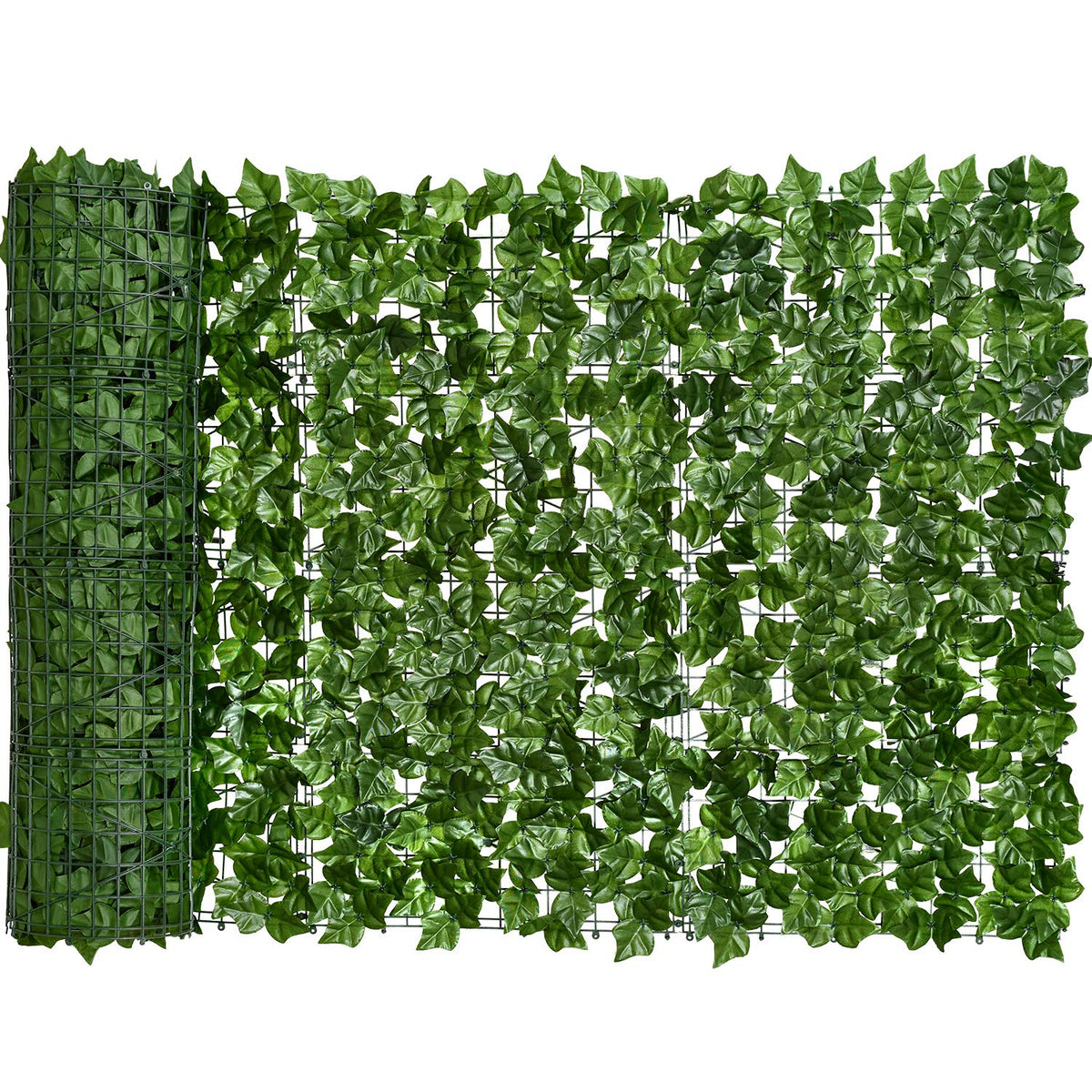 DearHouse artificial ivy leaves close-up for a natural privacy look