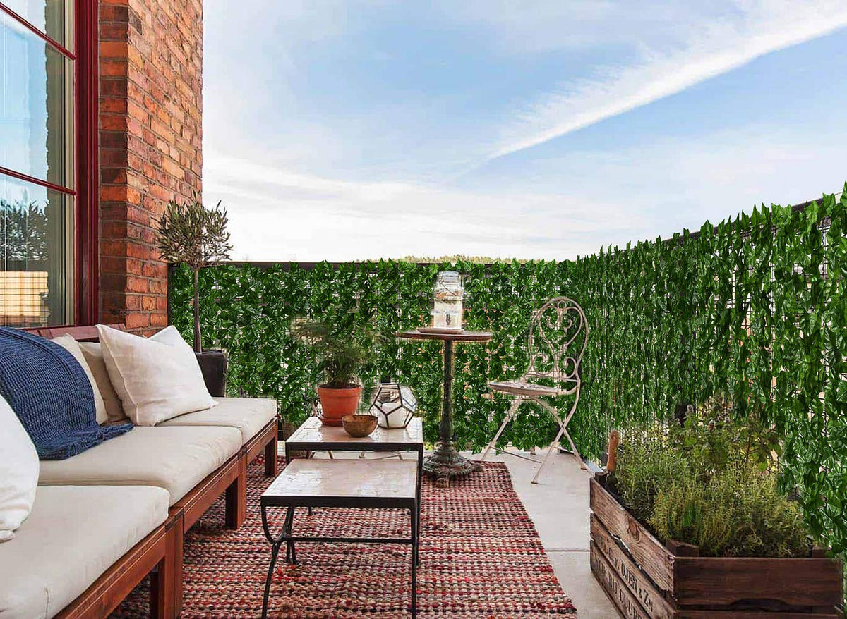 DearHouse ivy fence panel installation on walls or fences for easy decor