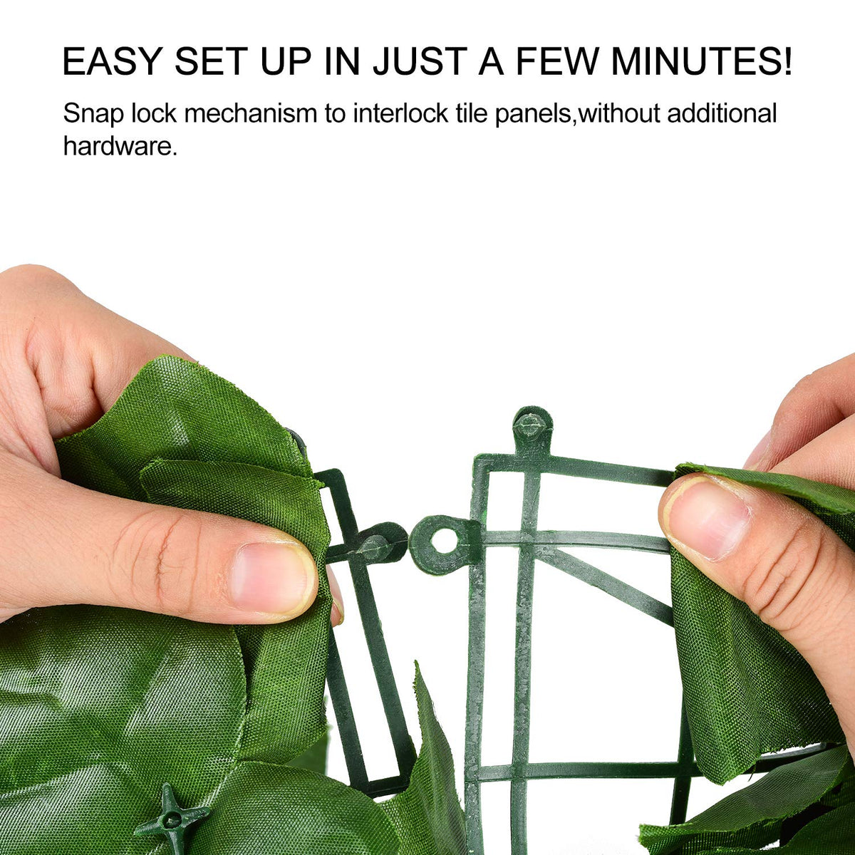 DearHouse 94.5-inch ivy privacy screen fits fences for quick privacy