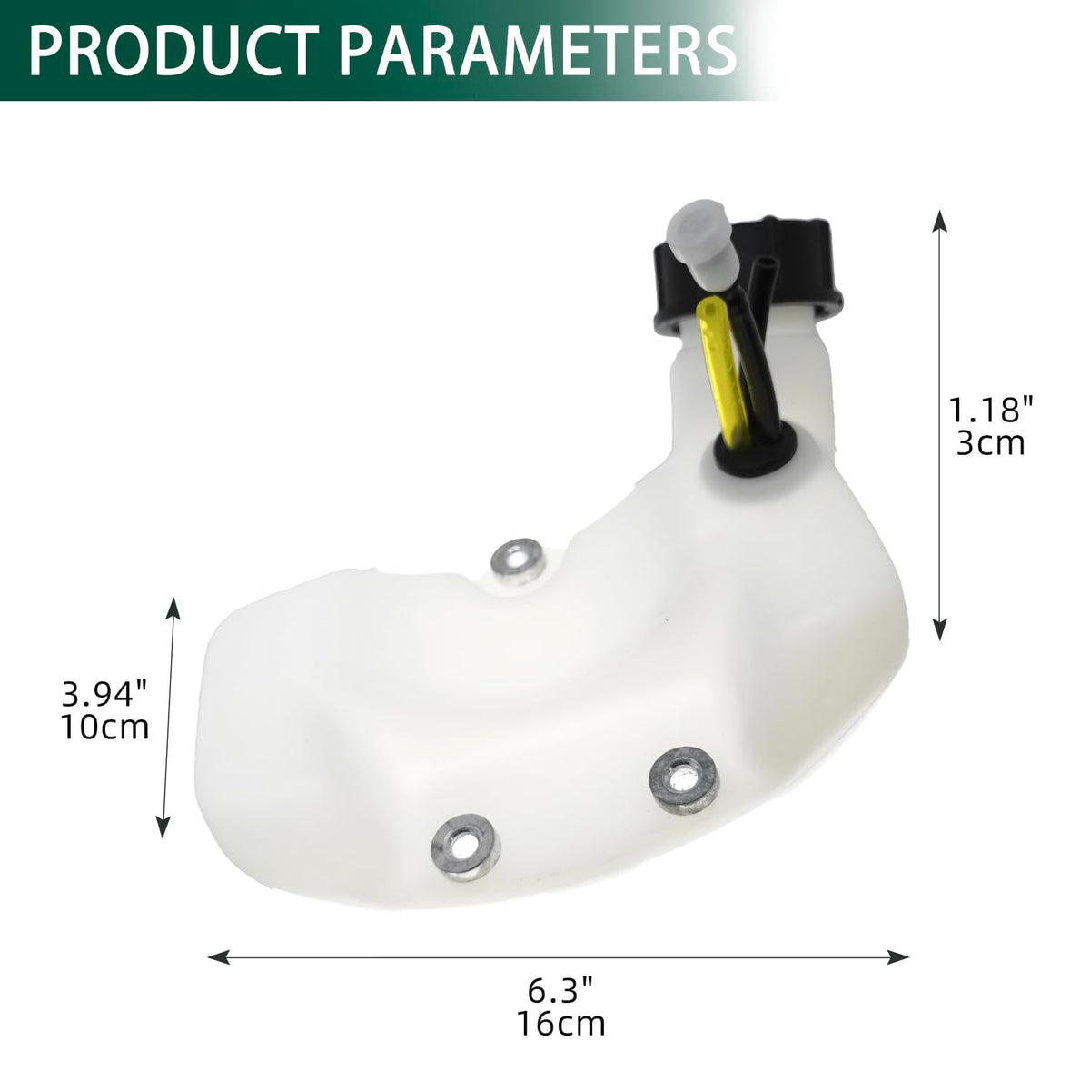 deawater A350000780 fuel cap for Echo trimmers provides secure sealing