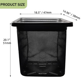 Deawater bagger assembly for 19A30002 shows sturdy fit and quick installation