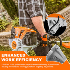 DeaWater clutch drum housing for Stihl FS131R, minimizes downtime with easy replacement.