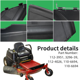 DeaWater 42-inch Toro TimeCutter compatibility guide shows fit options.