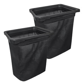 Deawater grass bag assembly 2-pack for compatible mowers improves debris collection