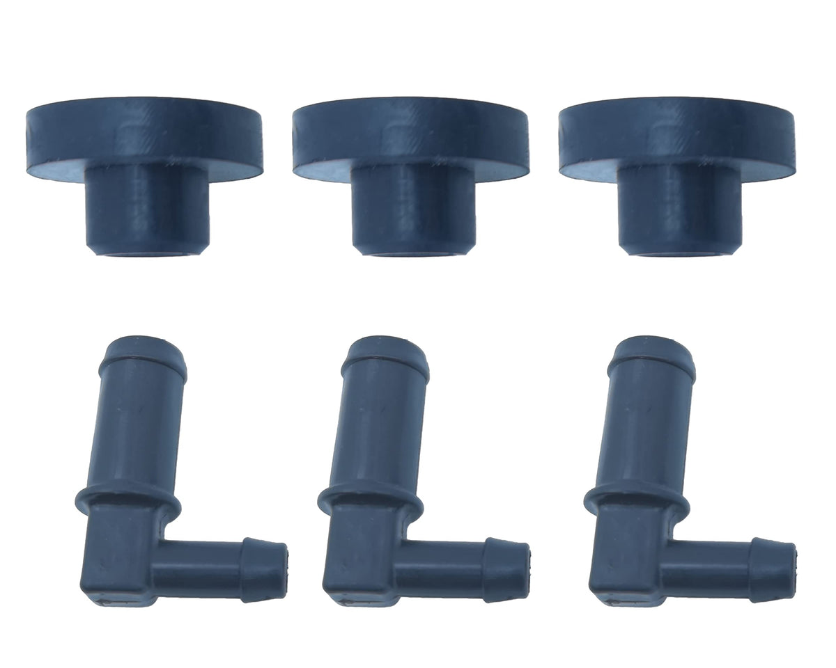 Deawater replacement kit image, quick-fit stems for Husqvarna.