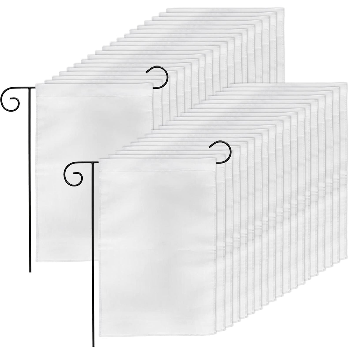 DEAYOU blank garden flag front view ready for sublimation designs