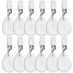 DEAYOU marble tablecloth weights teardrop surface close-up secures linens with elegant weight.