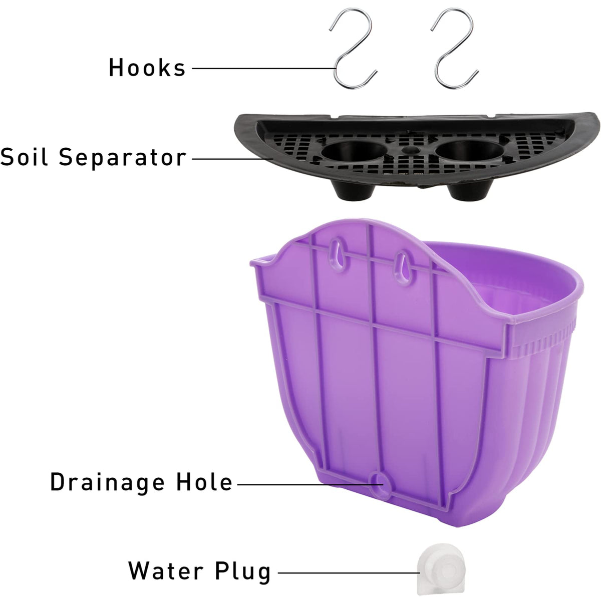 DEAYOU kitchen herb planter keeps fresh herbs within easy reach