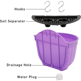 DEAYOU kitchen herb planter keeps fresh herbs within easy reach
