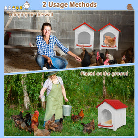 Deblue Nesting Box red easy-assembly design for tool-free setup