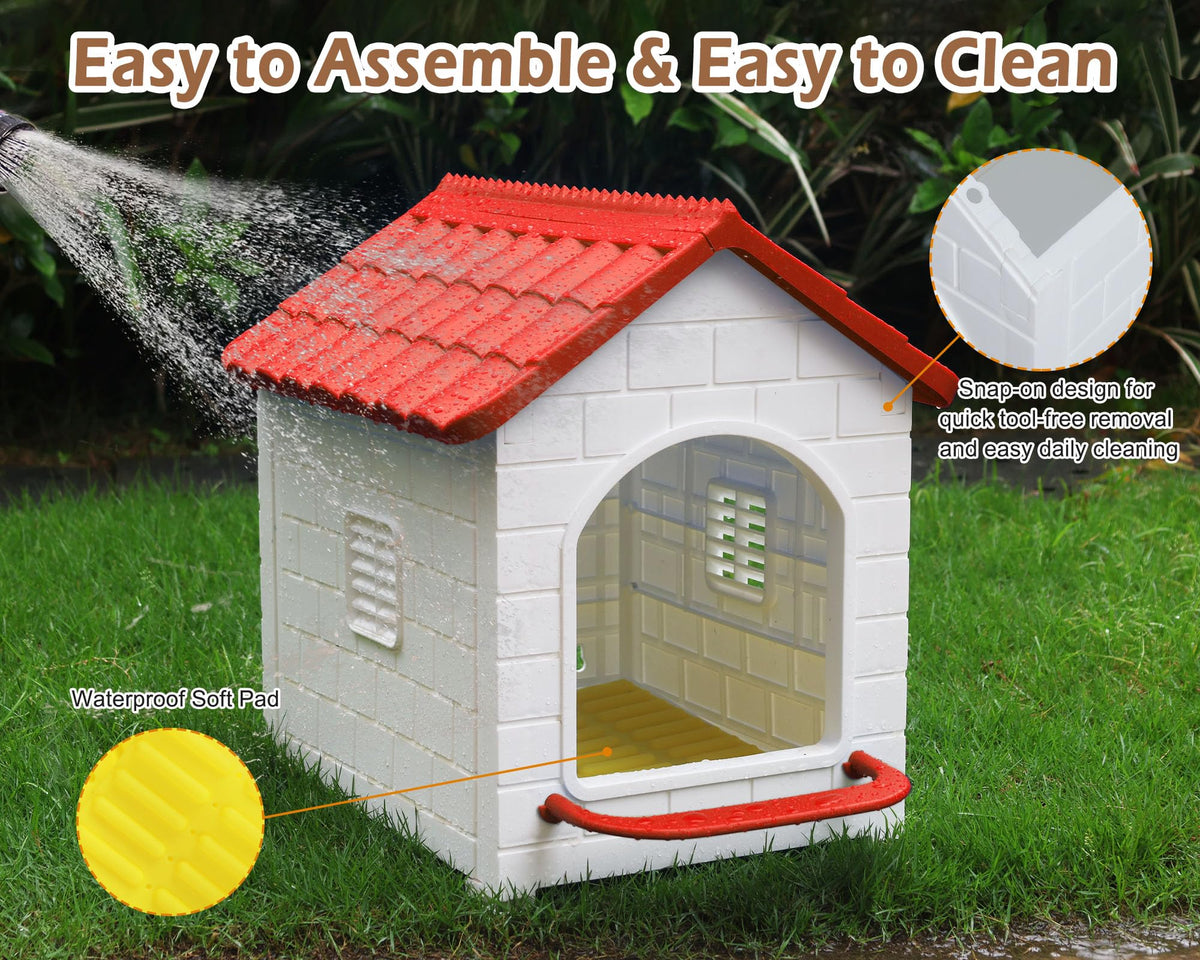Deblue Nesting Box red entrance perch supports roosting at night