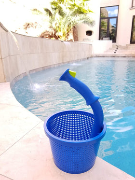 DebrisZ B9 skimmer basket easy-empty feature speeds pool cleanup.