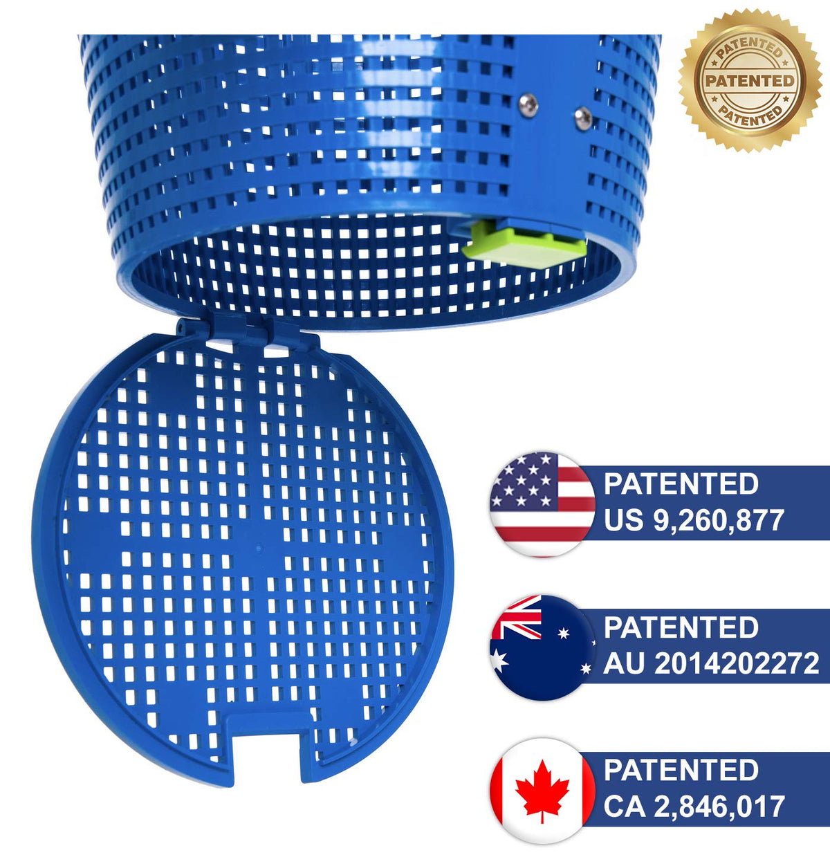 DebrisZ B9 skimmer basket universal-fit for U3 skimmers ensures broad compatibility.