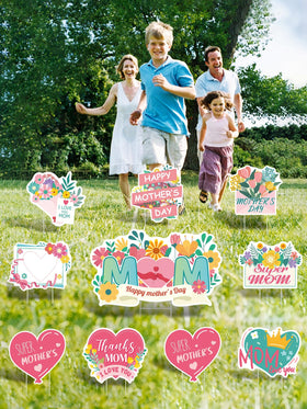 DECEED large 24-inch yard sign stands out for Mother's Day.