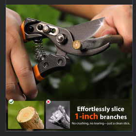 Decerk 6.5-inch precision snips for bonsai and herb trimming