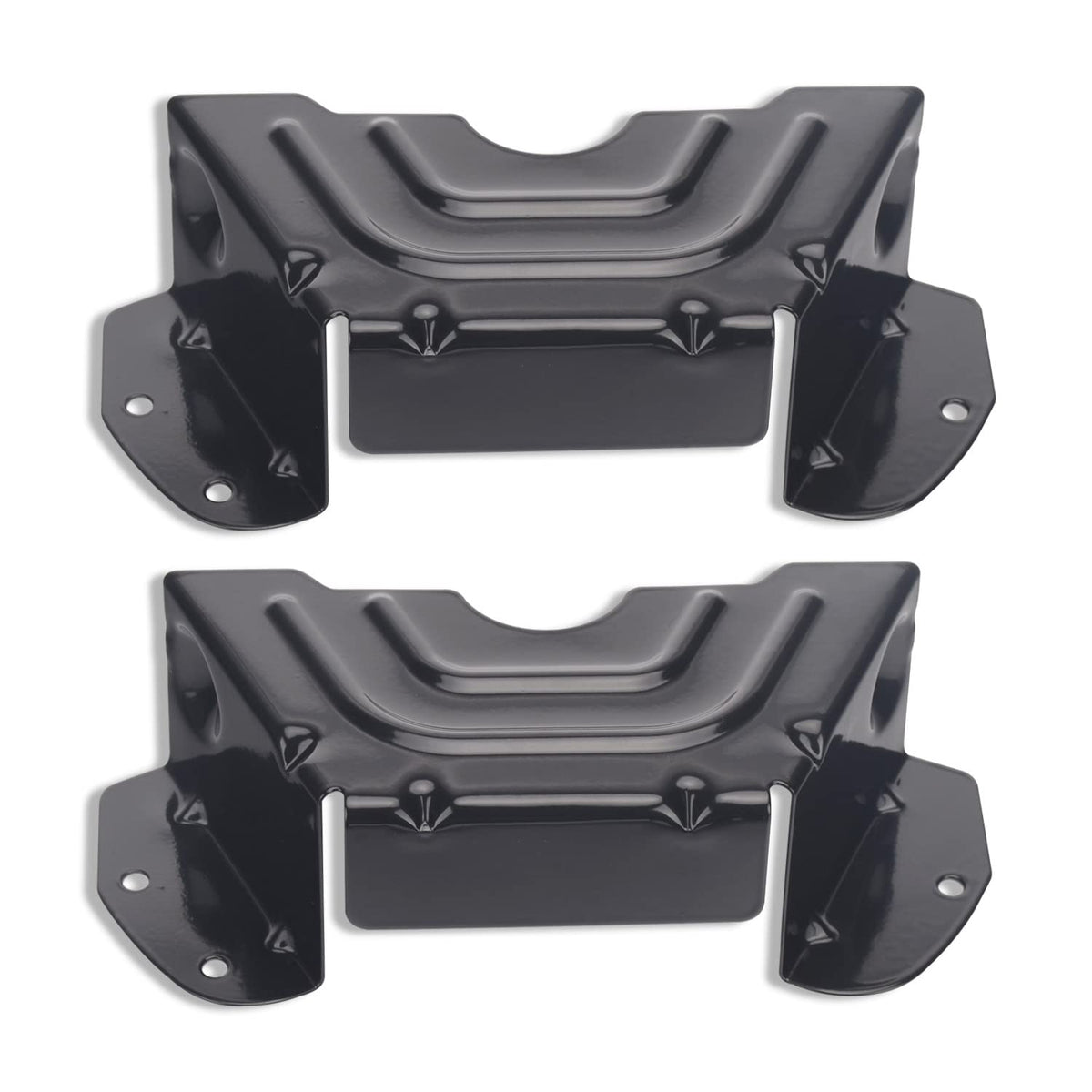 DECKMAN belt cover in black protects mower deck from debris