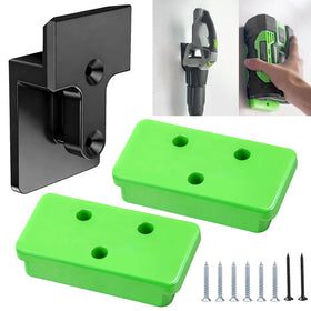 DECKMAN blower wall mount secures EGO blower on wall, saving space.