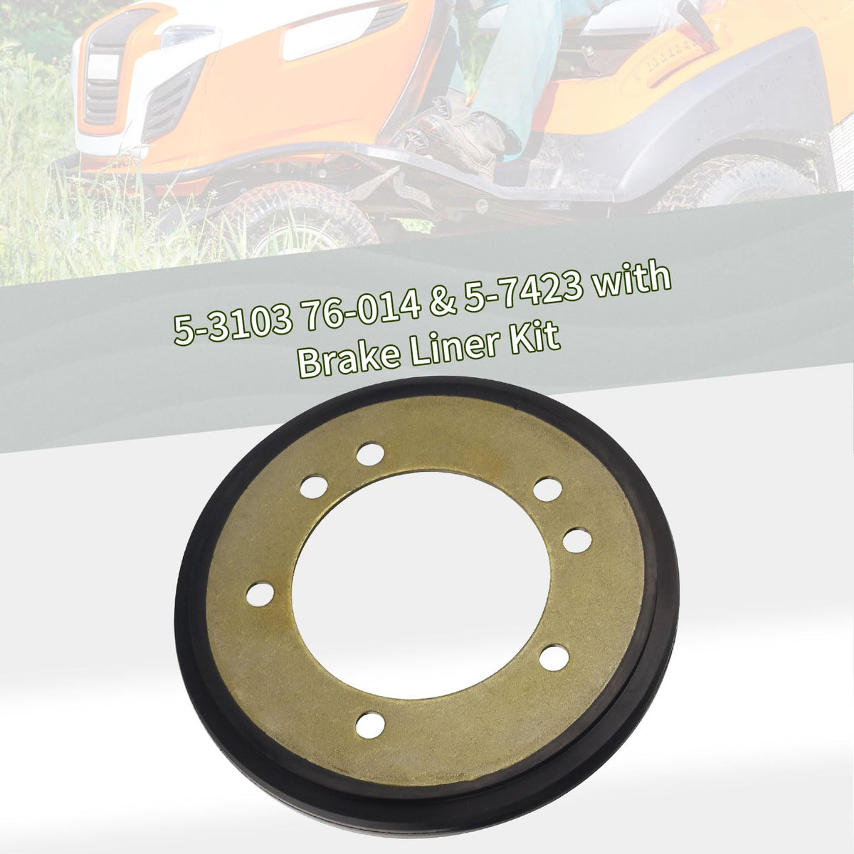 DECKMAN Gravely/Troy-Bilt/Ariens compatibility drive disc shows broad fit