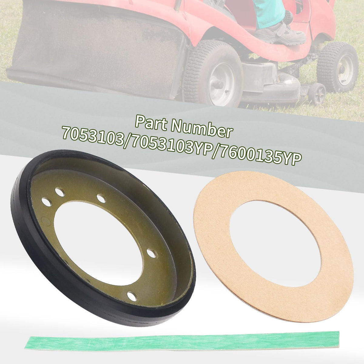 DECKMAN liner visible inside drive disc kit supports smooth engagement