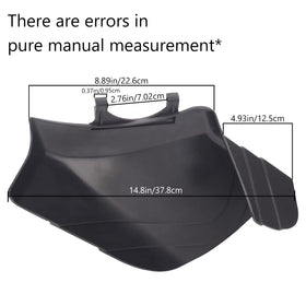 DECKMAN Husqvarna HU700F deflector close-up for precise deck deflection