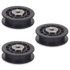 DECKMAN idler pulley close-up for Husqvarna HU675AWD improves belt alignment