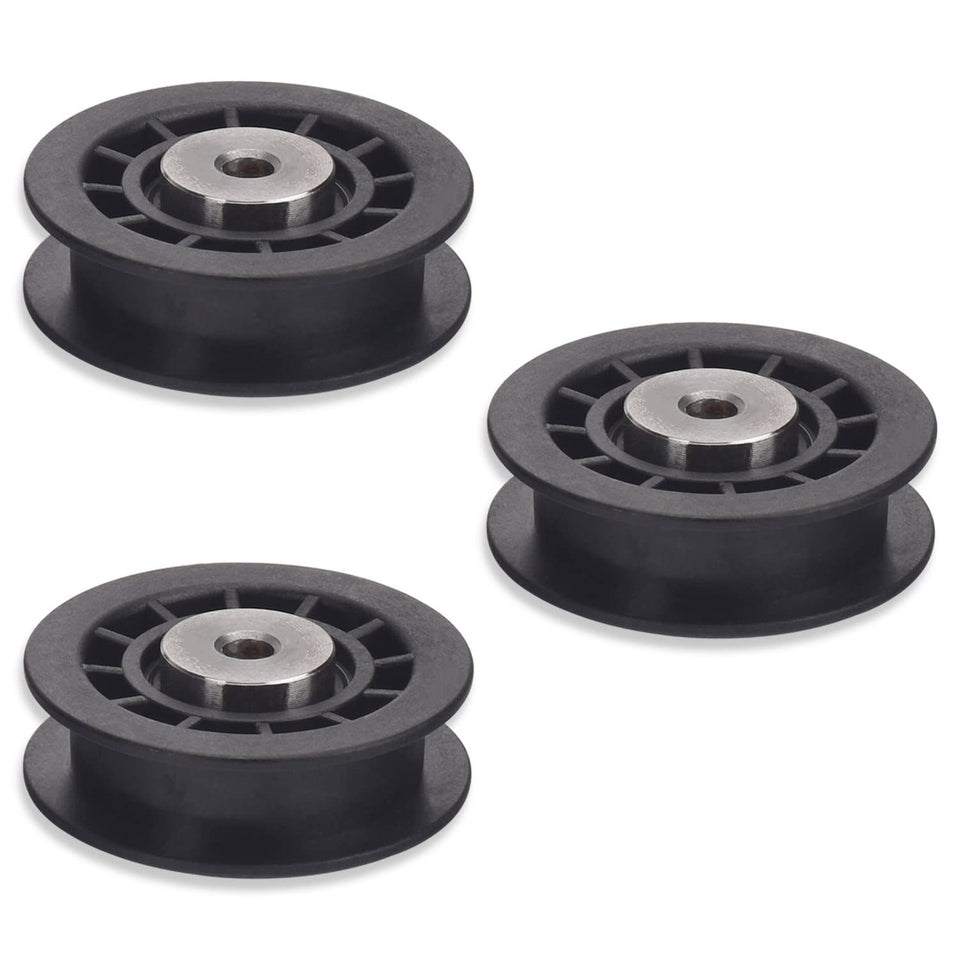 DECKMAN idler pulley close-up for Husqvarna HU675AWD improves belt alignment