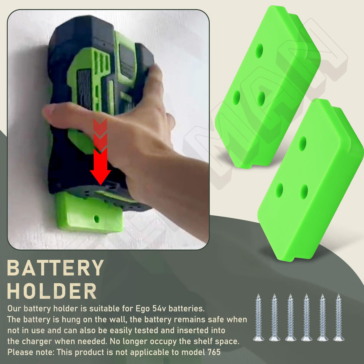 DECKMAN mounting screws included for quick, sturdy installation.