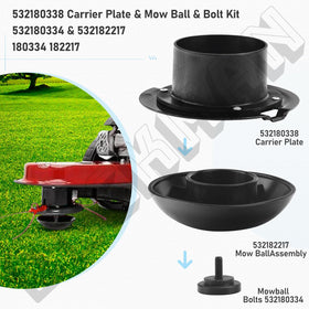 DECKMAN Mow Ball Assembly provides reliable engagement for mower deck.