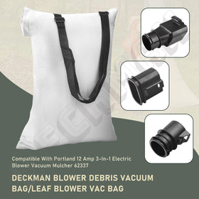 Deckman reinforced stitching and smooth zipper for long-lasting use