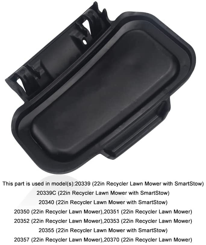 Deckman replacement packaging graphic highlights complete kit with chute, deflector, spring, and rod