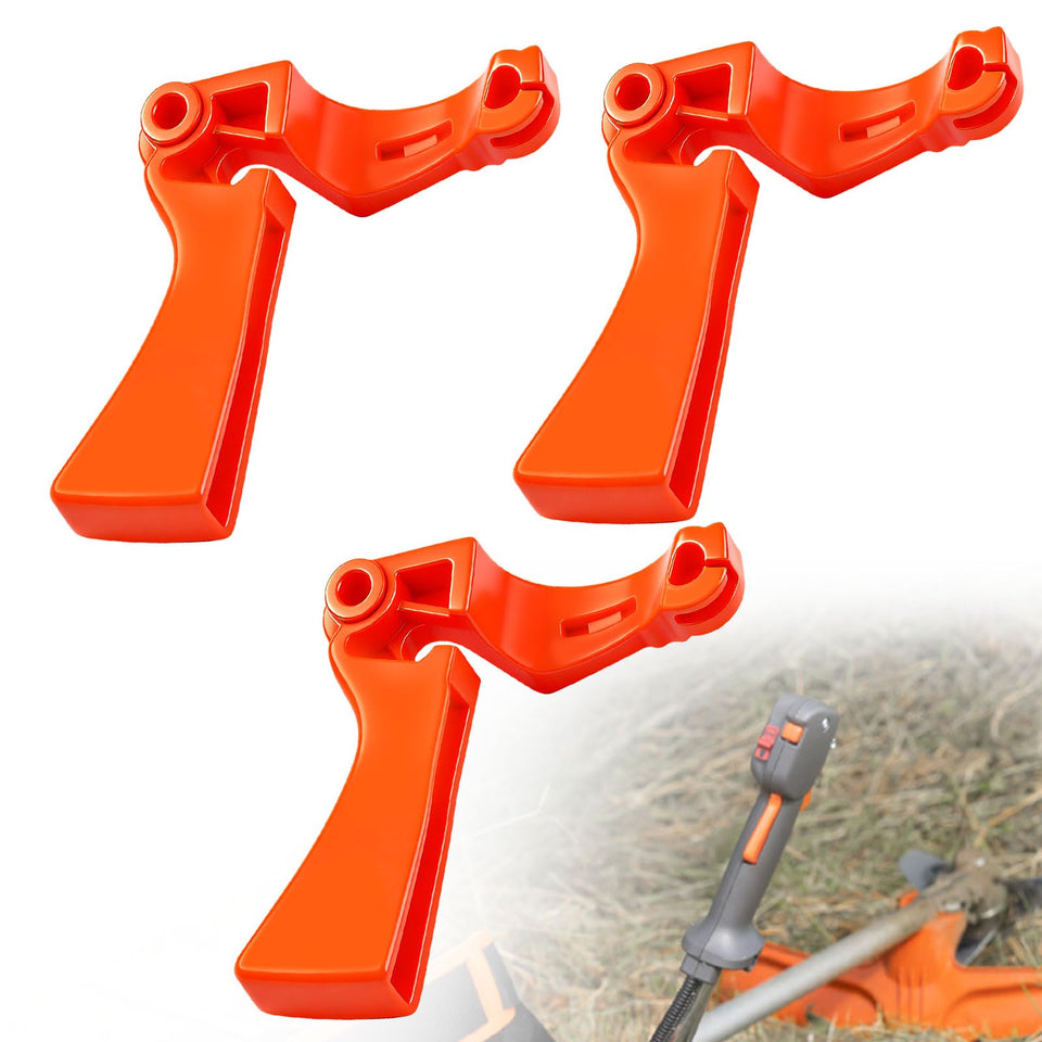 DECKMAN throttle trigger 3pack C453000482 for Echo compatibility enables quick replacements.