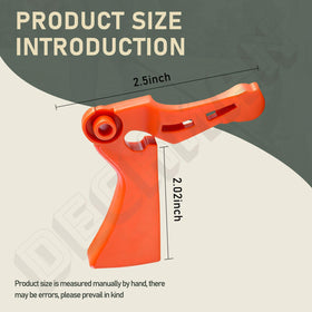 In-pack view of DECKMAN throttle trigger with three triggers for Echo models.